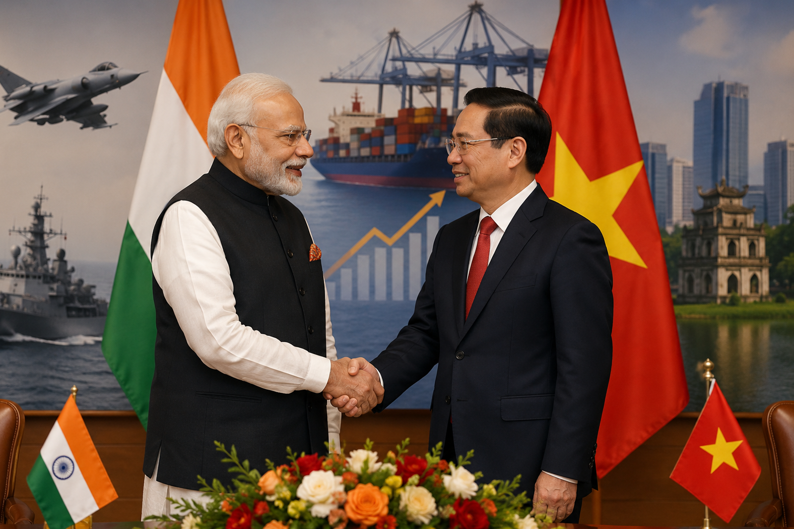 India-Vietnam Deepen Strategic Partnership, Set $25 Billion Trade Goal and Boost Defence Cooperation